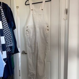 Anthropologie Pilcro white overalls